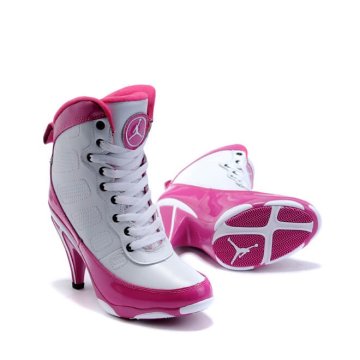 Air Jordan 9 Pink Sneaker High Heels for Women Air Jordan 9 Pink Sneaker High Heels for Women